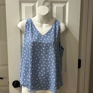 Size medium sleeveless V-neck blouse